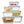 Load image into Gallery viewer, 7pcs Glass Storage Container Set with Lids, Vtopmart Meal Prep Containers, Airtight Bento Boxes, Gray