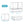 Load image into Gallery viewer, Vtopmart Stackable Storage Drawers Set of 3,Clear Plastic Organizer Bins for Makeup, Cosmetics, Beauty Supplies