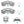 Load image into Gallery viewer, Vtopmart Corner Shower Caddy, 5 Pack No Drill Adhesive Shelves, Wall Mounted Bathroom Organizer, Black