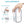 Load image into Gallery viewer, Vtopmart 8 Pack Glass Containers Set for Food Storage with Airtight Lids, Meal Prep Container Glass for Lunch, On the Go, Leftover, Freezer, Fridge, Microwave, Dishwasher Safe, BPA Free