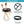 Load image into Gallery viewer, Vtopmart 5 Pcs Mason Jar Bathroom Accessories Set, Lotion Soap Dispenser, Toothbrush Holder, 2 Cotton Swab Holder, Metal Wire Storage Basket, Rustic Farmhouse Decor for Countertop Kitchen, Black