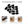 Load image into Gallery viewer, Vtopmart Airtight Food Storage Containers Set with Lids, 15pcs BPA Free Plastic Dry Food Canisters for Kitchen Pantry Organization and Storage, Dishwasher safe,Include 24 Labels, Black