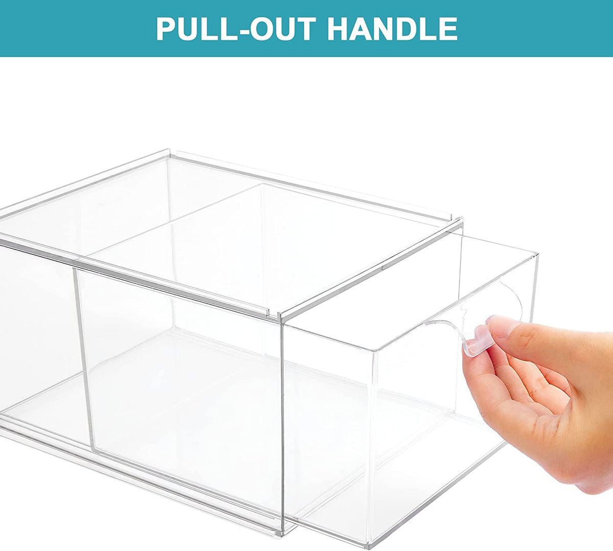 3 Pack Stackable Makeup Organizer and Storage, Acrylic Organizers