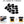 Load image into Gallery viewer, Airtight Food Storage Containers, Vtopmart 7 Pieces BPA Free Plastic Cereal Containers with Easy Lock Lids, for Kitchen Pantry Organization and Storage, Include 24 Labels,Black