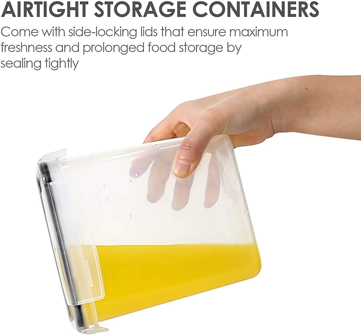 Airtight Food Storage Containers, Vtopmart 6 Pieces Medium BPA Free Pl