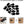 Load image into Gallery viewer, Vtopmart Airtight Food Storage Containers Set with Lids, 15pcs BPA Free Plastic Dry Food Canisters for Kitchen Pantry Organization and Storage, Dishwasher safe,Include 24 Labels, Black