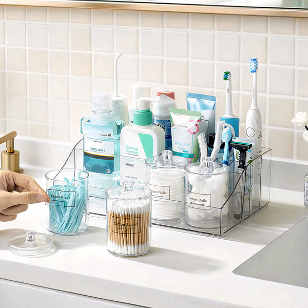 Vtopmart 5 PCS Bathroom Countertop Organizer Sets
