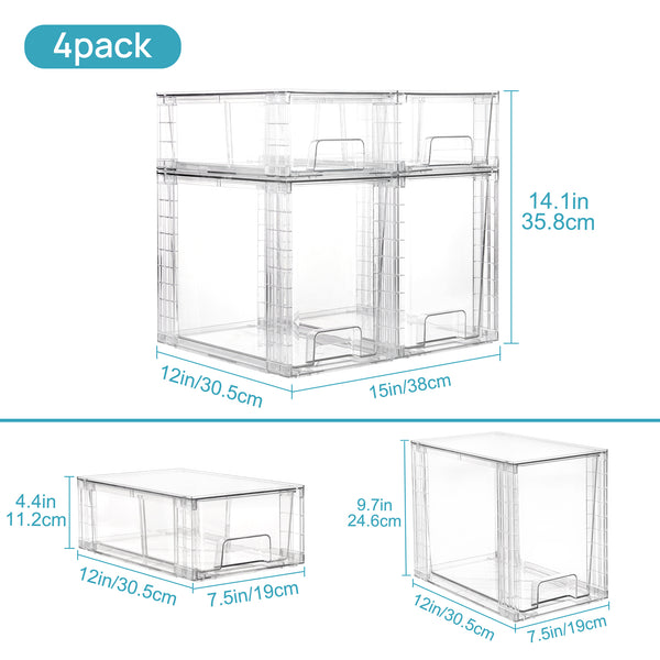 VTOPMART BOXEN AUFBEWAHRUNG mit 3 Schubladen, Clear Schminktisch Organizer, EUR 47,95 - DE VTOPMART BOXEN AUFBEWAHRUNG mit 3 Schubladen, Clear Schminktisch Organizer, EUR 47,95 - DE