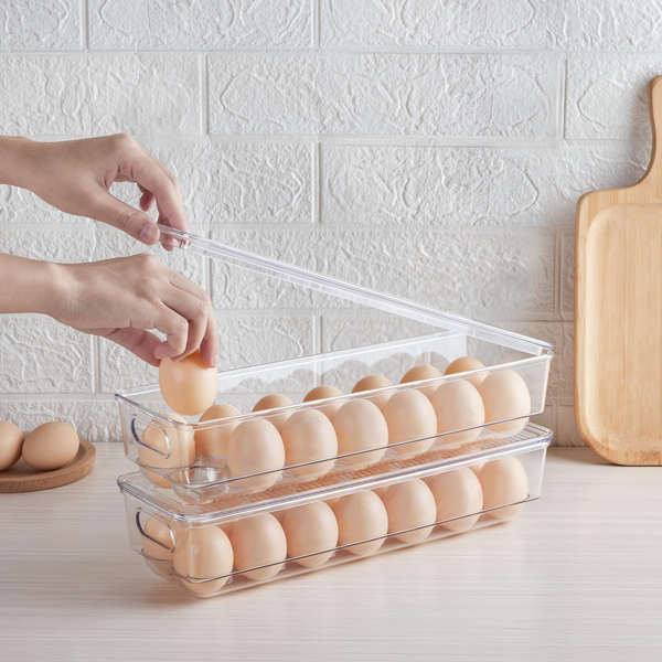 Plastic Organizers Containers Eggs Organizer Fridge Storage