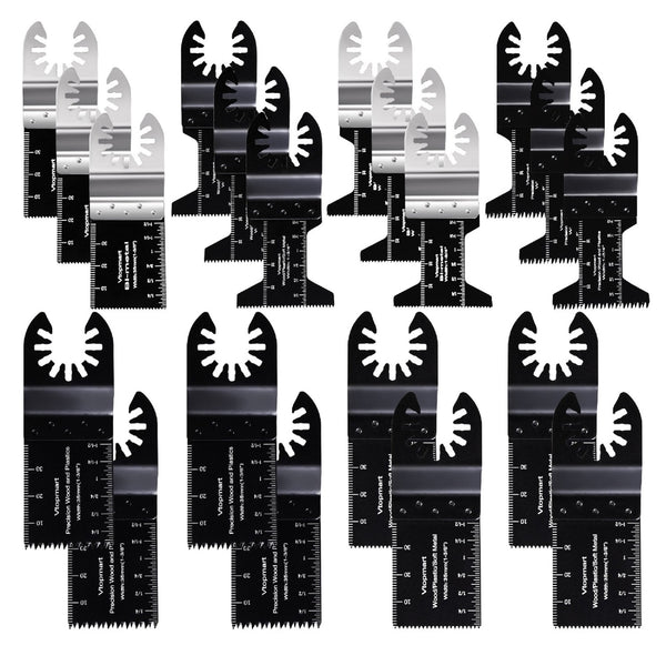 Vtopmart Oscillating Tool Blades Kit, 6 Sizes, 20 Pieces