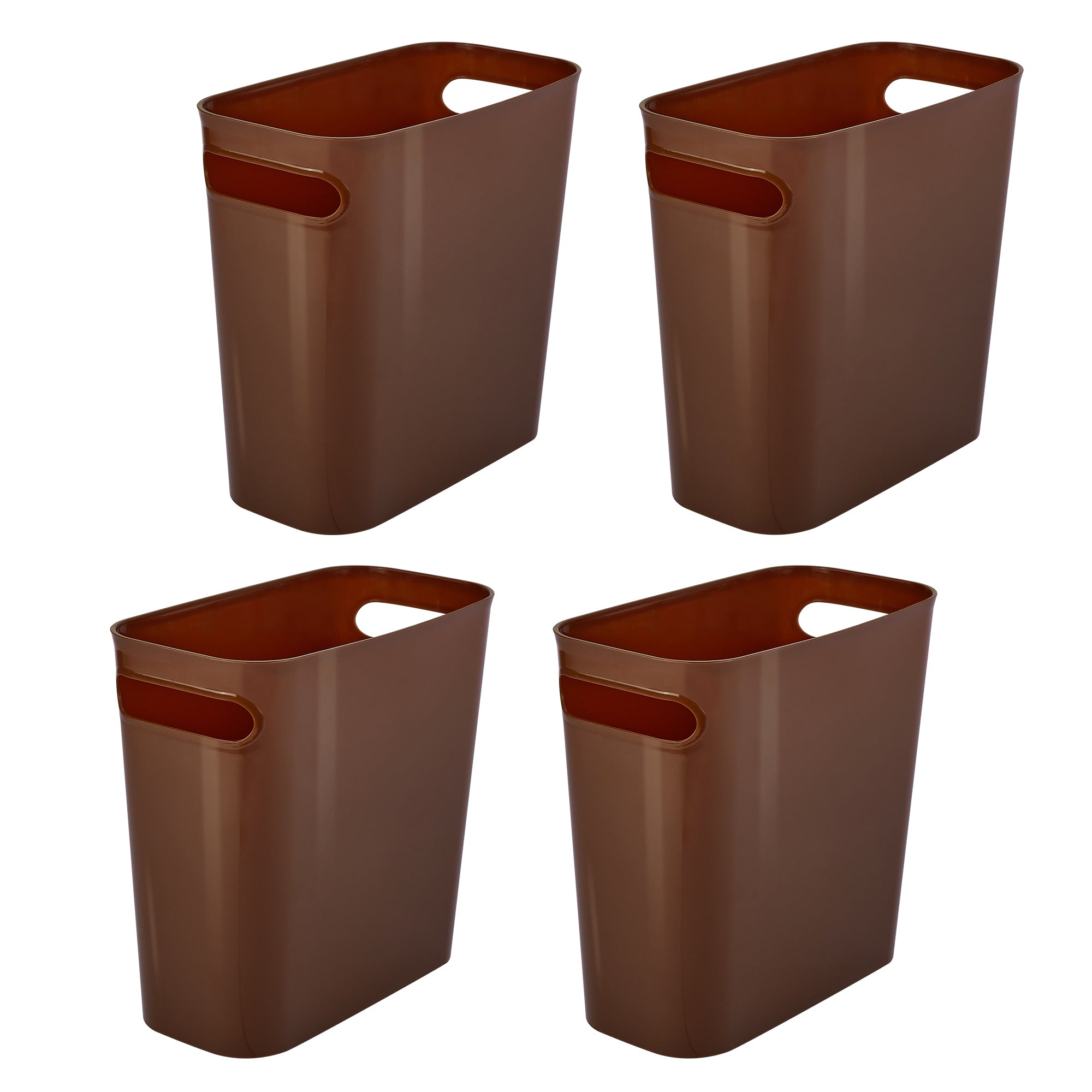VTOPMART 4 Pack Plastic Small Trash Can, 1.5 Gallon/5.7 L Office Trash –  Vtopmart
