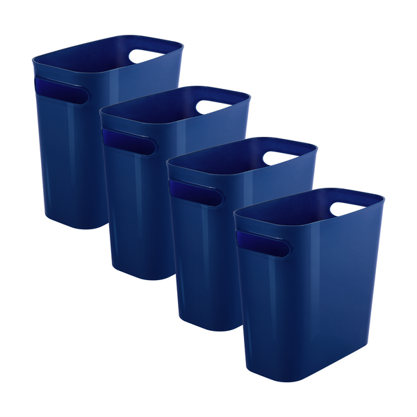Hubert 32 Liter Blue Plastic Shopping Basket - 20L x 14W x 9 3/8D