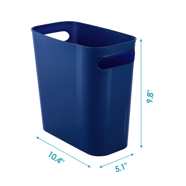 VTOPMART 4 Pack Plastic Small Trash Can, 1.5 Gallon/5.7 L Office Trash –  Vtopmart