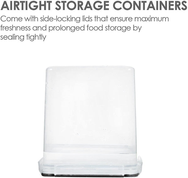 Vtopmart Airtight Food Storage Containers 12 Pieces 1.5qt / 1.6L- Plastic  BPA Free Kitchen Pantry Storage Containers for Sugar, Flour and Baking