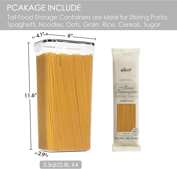 Kitchen Storage Box Rice Pasta Noodle Oatmeal Coffee Beans Fridge