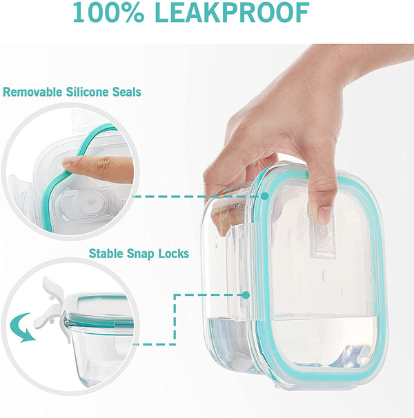 Airtight Food Containers With Easy Lock Lids Bpa Free - Temu