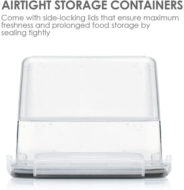 Vtopmart Airtight Food Storage Containers 4 Pieces 3.3 quart / 3.6L- P