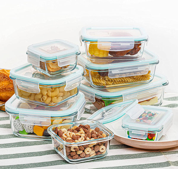 Buy Enther Meal Prep Containers 20 pack 1 Compartment with Lids, Food  Storage Bento BPA Free, Stackable