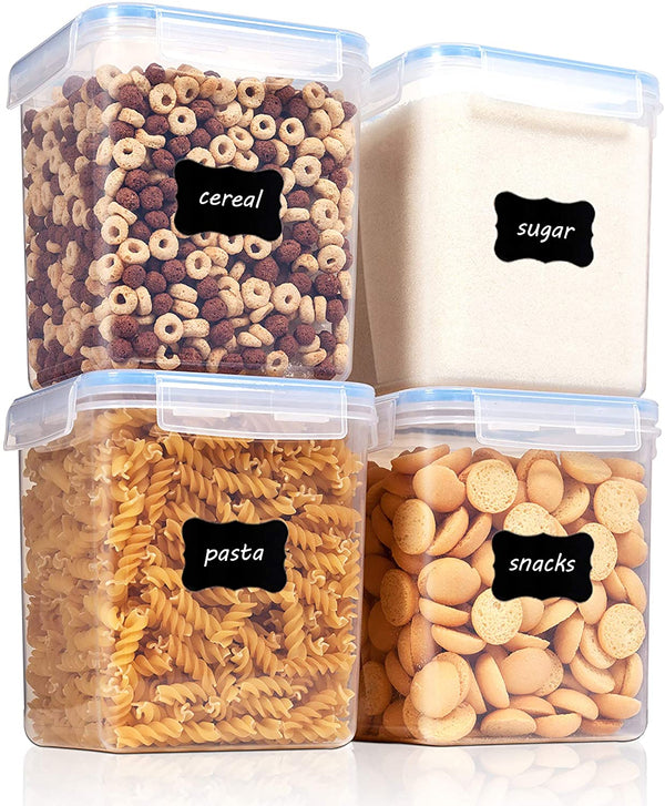 Cereal Container, Airtight Dry Food Storage Containers, Large Kitchen  Pantry Storage Container for Flour, Snacks, Nuts & More 