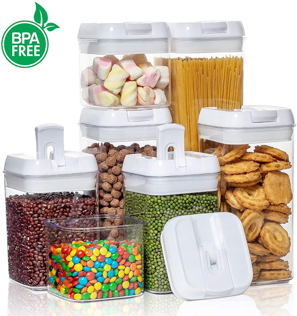24 Pieces 1.1 Quart Small Clear Plastic Storage Containers Bins with Lid  Stackab
