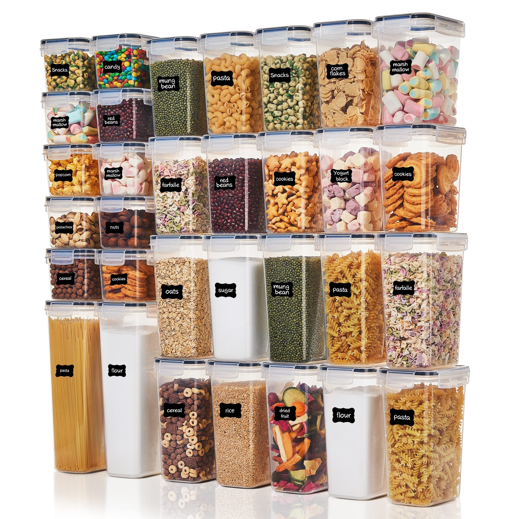 Vtopmart Cereal Storage Container Set, Extra Large BPA Free Plastic Ai