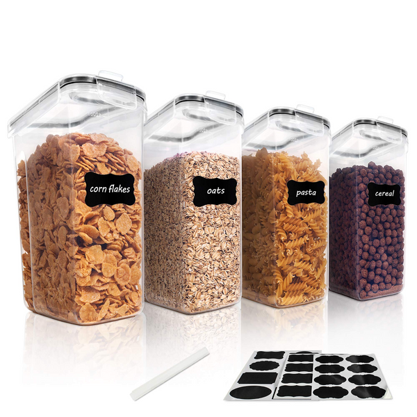 Better Homes & Gardens Canister Pack of 3 - Round Flip-Tite Food Storage  Container Set